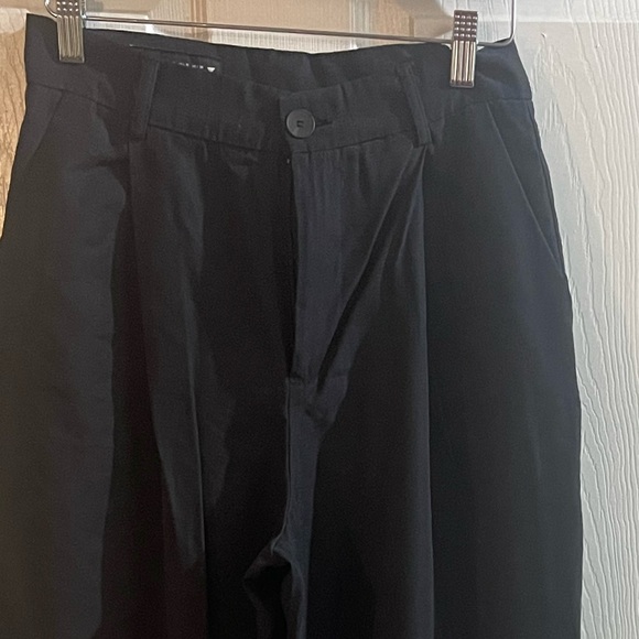 Zara Elegant Black Wide-Leg Pants - Picture 3 of 7